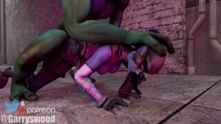 Widowmaker Vs Troll - porn video
