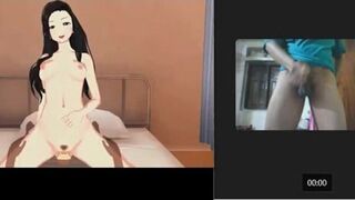 Busty Japanese milf rides a my dick - porn video