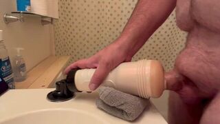 Fucking My Eva Lovia Fleshlight Till I Nut Deep Inside While Moaning - porn video